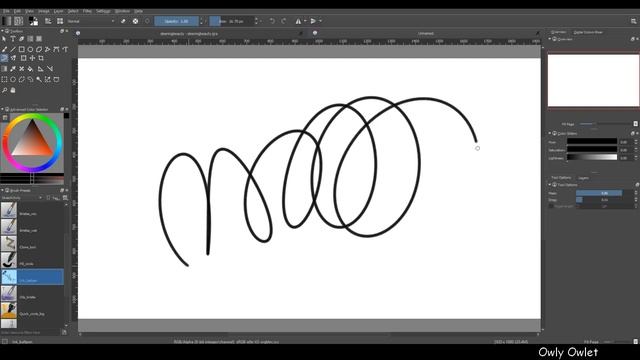 Krita: как сделать аккуратный лайн | Lineart | контурный рисунок