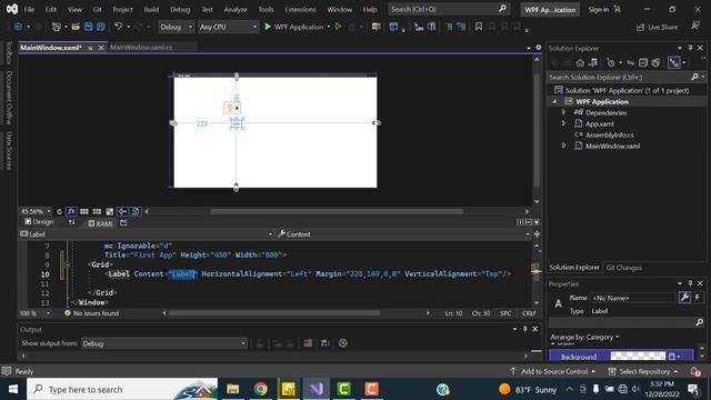 Create the WPF Application Desktop App in Visual Studio 2022 смотреть онлайн