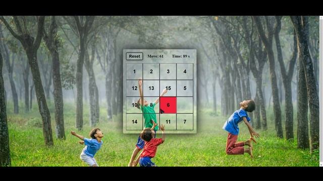 15 Puzzle Game смотреть онлайн