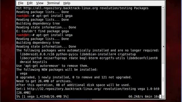 how to install vega scanner in backtrack 5 смотреть онлайн