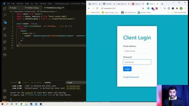 Build MERN Stack CRM Ticket System #5 [2020] - Add React-Router-Dom W/ React-Bootstrap смотреть онлайн