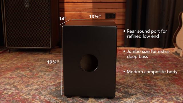 MEINL Percussion - Maple Series Bass Cajon - Maple - JBCAJBK-MA смотреть онлайн