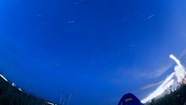 GoPro11 Тайм лапс ночного неба смотреть онлайн