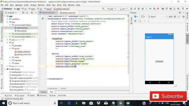 Upload image in firebase Android смотреть онлайн