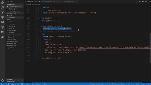 CircleCI Test Node.js with Database and Build Docker Image смотреть онлайн