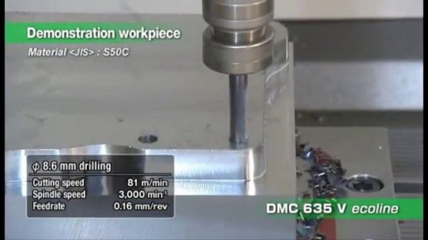 DMG DMC635V Ecoline Demonstration Workpiece