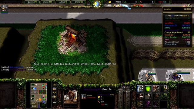 Warcraft 3 | Hero Line War | World at War смотреть онлайн