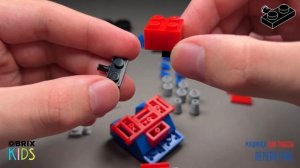 Собираем машинку Перевозчик из конструктора QBRIX KIDS