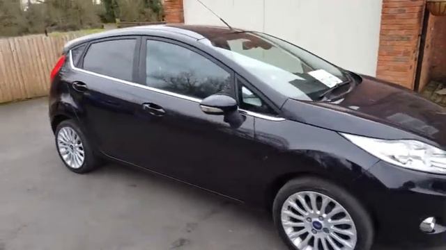 Ford Fiesta 1.4 TDCI Titanium 5dr Black MA62KLU смотреть онлайн