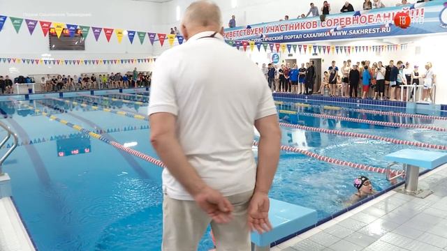 29.11.2017 Чемпионат Сахалинской области по плаванию прошел в Южно-Сахалинске смотреть онлайн