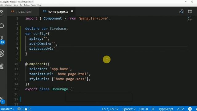 Firebase realtime database configuration in ionic4 app. смотреть онлайн