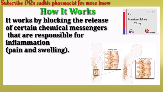 Tenoxicam 20 Mg Tablet Use In Hindi | Tenoxicam Tablet Uses | Best Pain Killer Tablets | DRx Sudhir