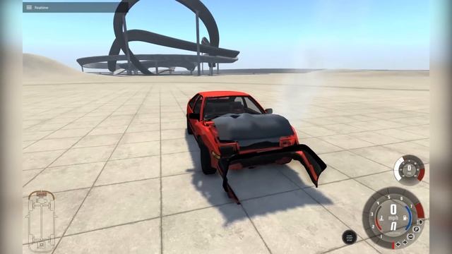 BeamNG.drive#1 Отец подарил сыну КОРЧ!? | Краш-Тест ГРУЗОВИКОМ Toyota AE86 | ОБЗОР МОДА | смотреть онлайн