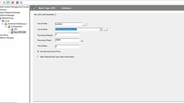 Setting System Management Console (SMC) Wonderware Intouch