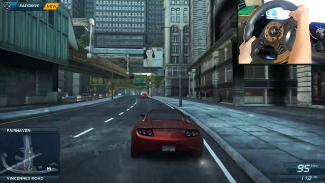 Tesla Roadster sport – (Nitho drive pro v16) NFS MW 2012 gameplay PC смотреть онлайн