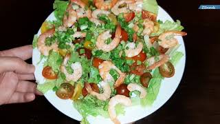 Салат с креветками ПРОСТОЙ но ОЧЕНЬ ВКУСНЫЙ смотреть онлайн