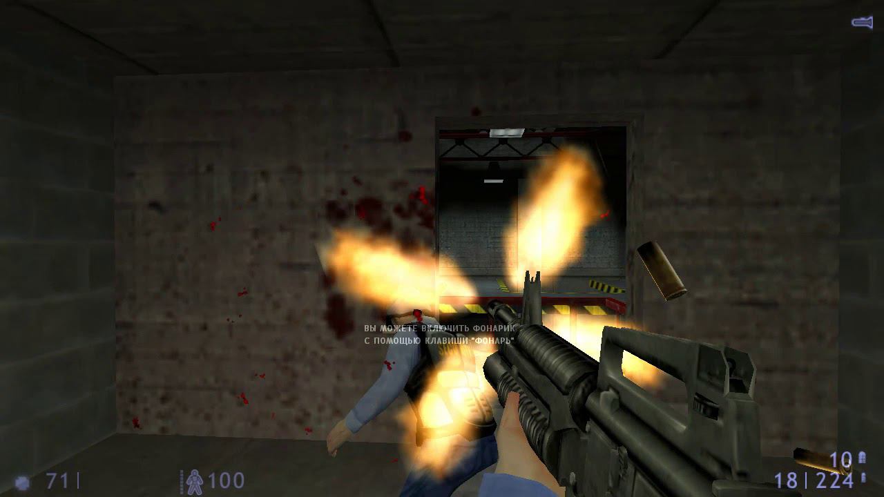 Прохождение Half-Life Blue Shift Курс Молодого Охранника #1