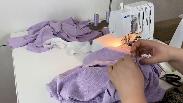 Начала шить платье - свитшот по Бурде, переделала в костюм. Часть 2, пошив смотреть онлайн