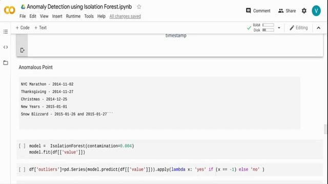 Anomaly Detection using Isolation Forest - Time Series смотреть онлайн
