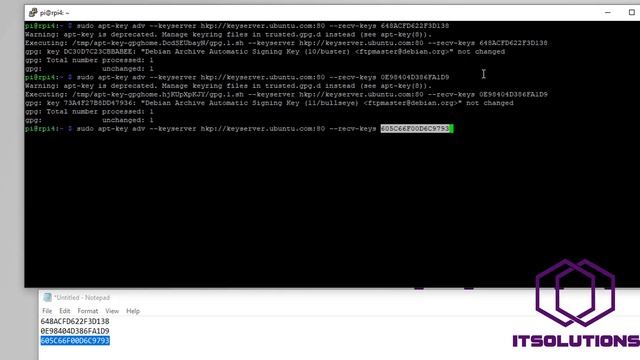 Linux Debian apt get update problem the following signatures couldnt be verified NO PUBKEY - FIX смотреть онлайн