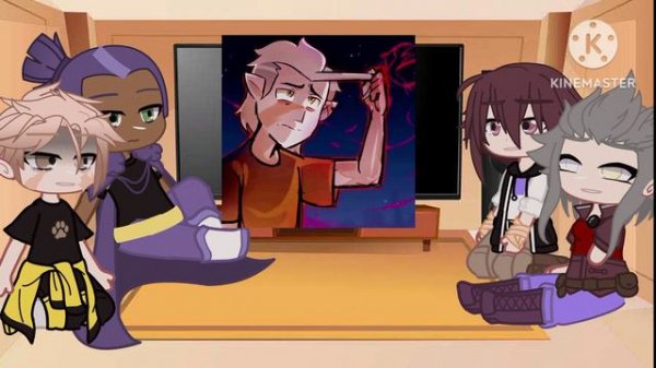 дом совы реагирует на Хантера // гача лайф //