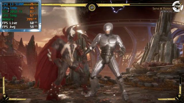 Mortal Kombat 11 on GTX 1050 Ti + i3 9100f benchmark 1080p смотреть онлайн