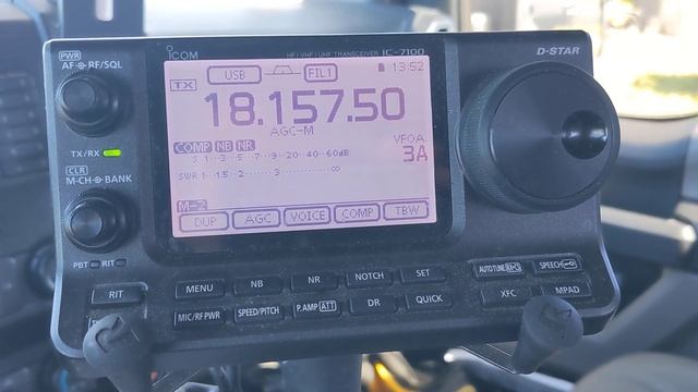 Daily HF Band Conditions, 17 Meters In The Mobile, Icom 7100 And Little Tarheel HP!! смотреть онлайн
