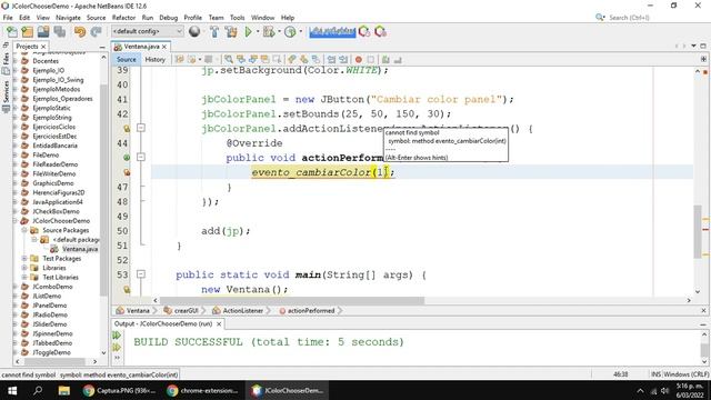 El paquete Swing - La clase JColorChooser | GUI en Java смотреть онлайн