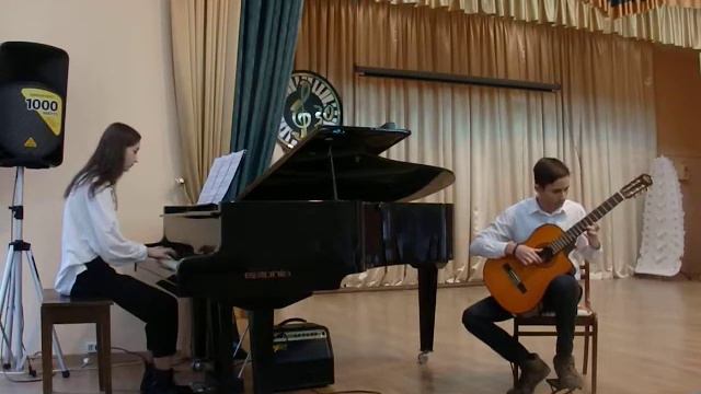 Дуэт Демьяненко Алексей (гитара) Квятковская Екатерина (ф-но) смотреть онлайн
