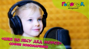 Детская песня - Шел по лесу  Дед Мороз | Академия Голосок | Пономаренко София