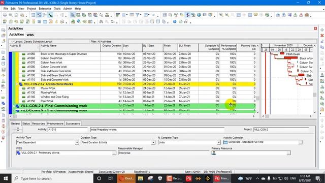 Technique for computing performance percent complete settings in Primavera P6 | Earned Value | Admi смотреть онлайн