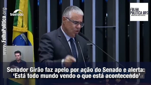 Senador Girão faz apelo por ação do Senado e alerta: ‘Está todo mundo vendo o que está acontecendo’ смотреть онлайн