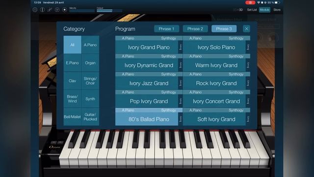 Korg Module iOS / Ivory Mobile Grand / Presets Walkthrough / No Talking смотреть онлайн