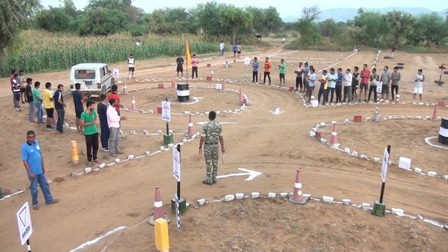 ITBP DRIVER DRIVING TRADE TEST смотреть онлайн