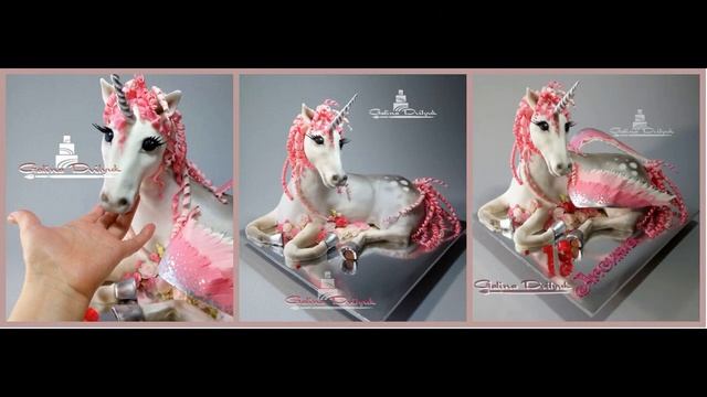 Торт для девочки "Единорог" смотреть онлайн