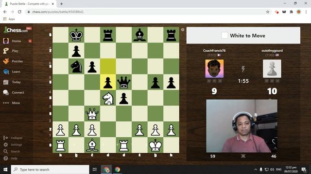 Chess Tactics Puzzle Battle Tactics Training 5 смотреть онлайн