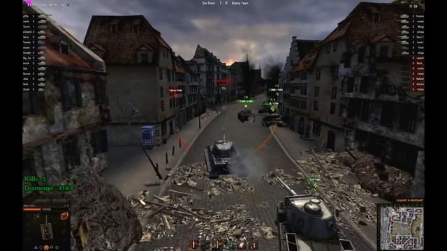 World of Tanks - e-75 ownage. 8 kills - 4K xp, 5500 damage. смотреть онлайн