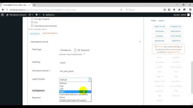 WordPress - плагин Formidable Forms часть 2. Уроки WordPress. Урок #26 смотреть онлайн