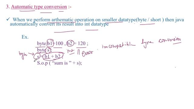 Automatic type conversion in java | Anant Classes смотреть онлайн