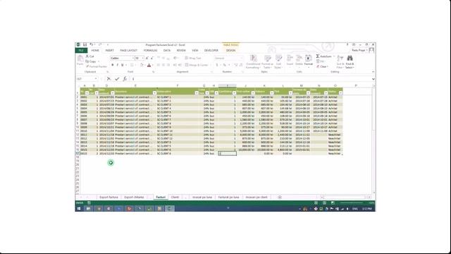 model factura excel + chitante + evidenta facturi + lista clienti смотреть онлайн