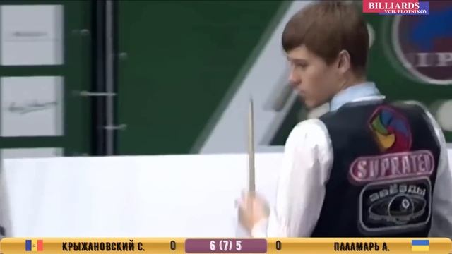 Фейерверк Бильярда. Паламарь А. - Крыжановский С., Финал ЧМ-2014. Бильярд, американка. Billiards. смотреть онлайн