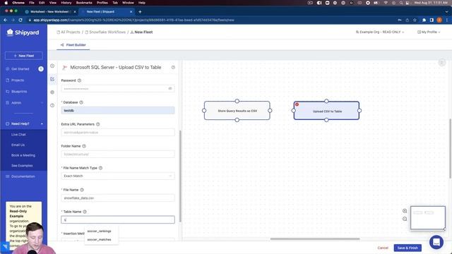Snowflake and Microsoft SQL Server Integration in Shipyard смотреть онлайн