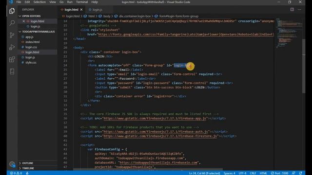 Todo App With Vanilla JS | Separate list for every user | Using Firebase Auth & Firebase Firestore смотреть онлайн