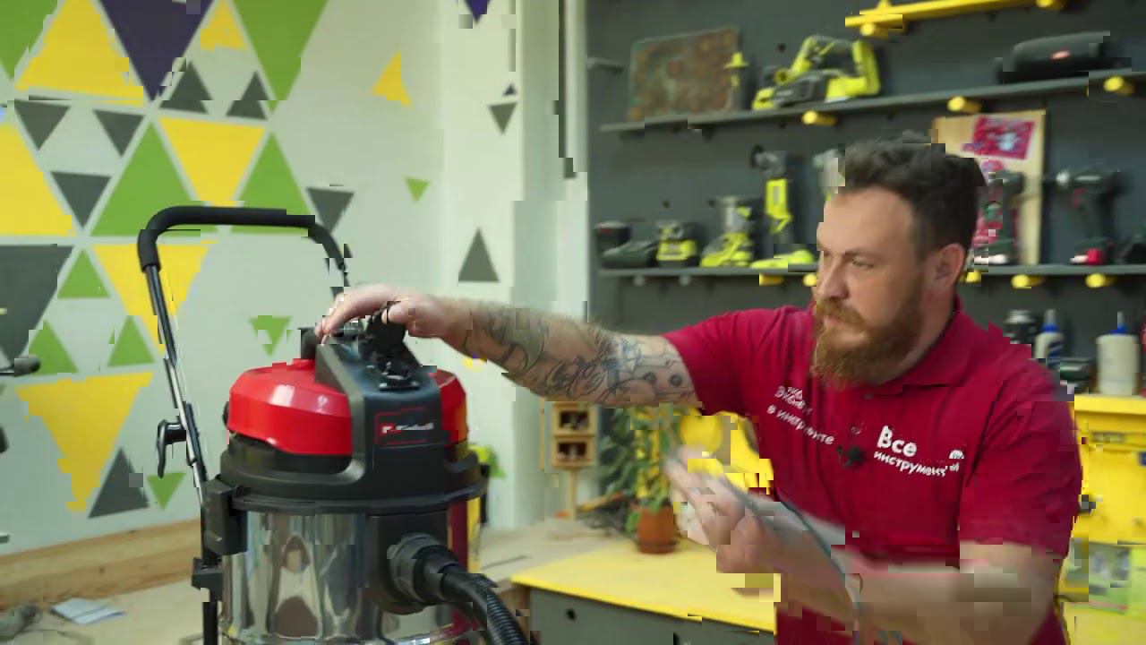 Обзор пылесос Einhell TE-VC 2340 SA смотреть онлайн