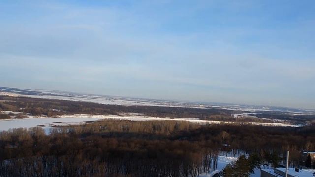 Город Уфа с высоты 15 этажа, ул. Парковая смотреть онлайн