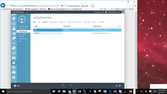 Azure AD authentication for SQL Database V12 смотреть онлайн