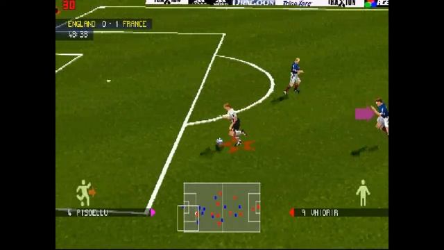 Adidas Power Soccer 98 Gameplay PS1 смотреть онлайн