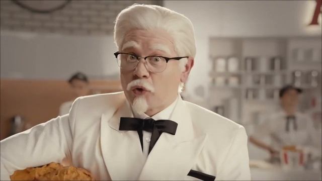 Реклама KFC полковник Сандерс Баскет смотреть онлайн
