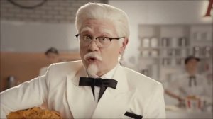 Реклама KFC полковник Сандерс Баскет