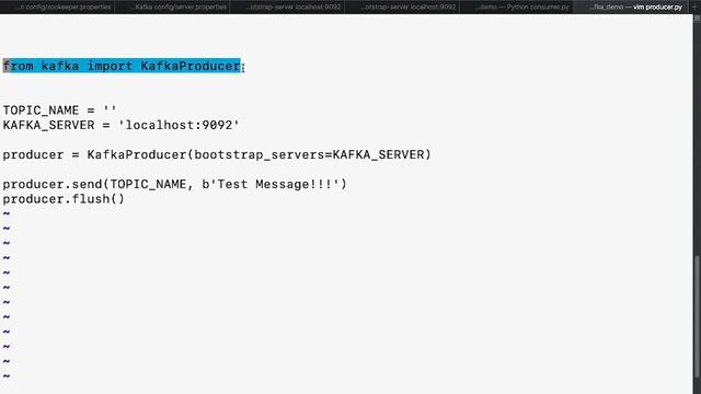 Kafka with Python смотреть онлайн